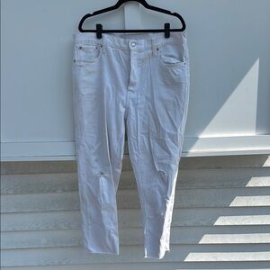 GAP Cheeky Straight White High Rise Jeans